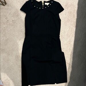 MICHAEL Michael Kors Black Dress with Gold Studs